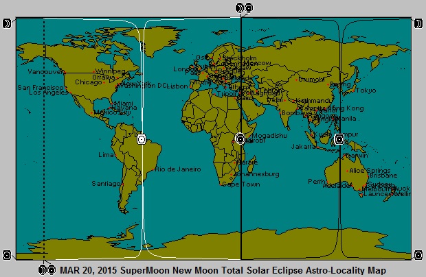 MAR 20, 2015 New Moon (Stealth) SuperMoon Solar Eclipse Astro-Locality Map